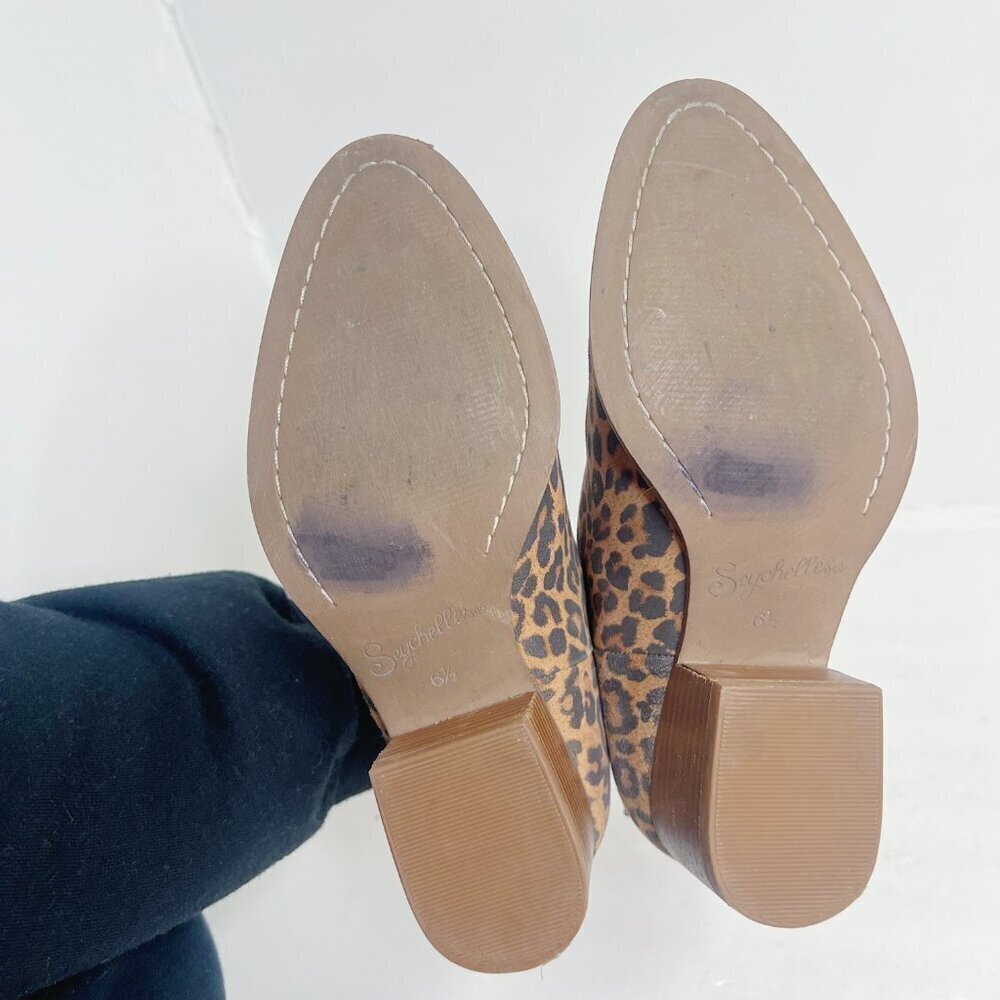 Seychelles Floodplain Bootie Leopard Print Ankle Boot Women's Size 6.5 - Picture 7 of 9